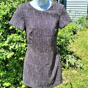 Zara Trafaluc Romper Dress Navy Blue Pockets Short Sleeve Size XS